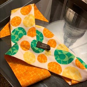 Coach Silk Twilly Scarf